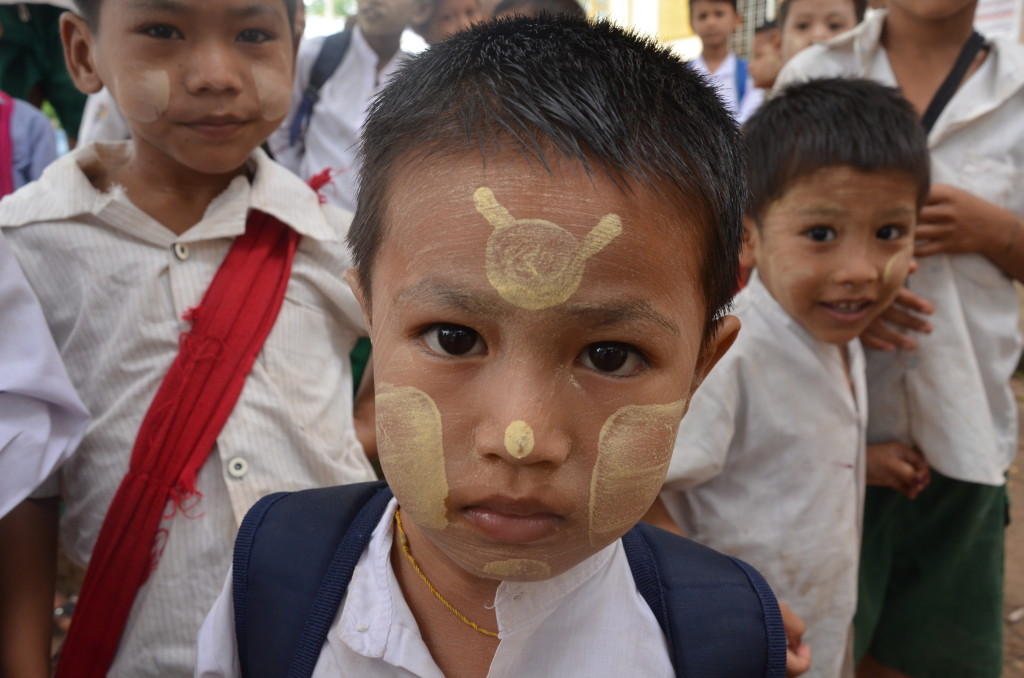 students at monastery school