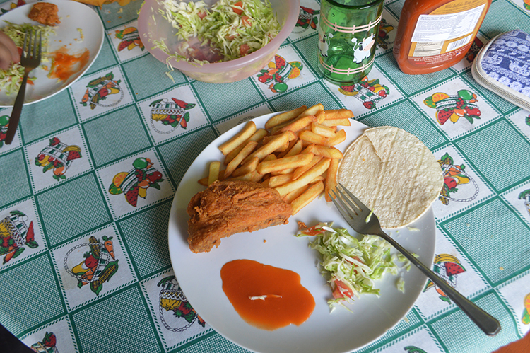 Lunch in costa rica