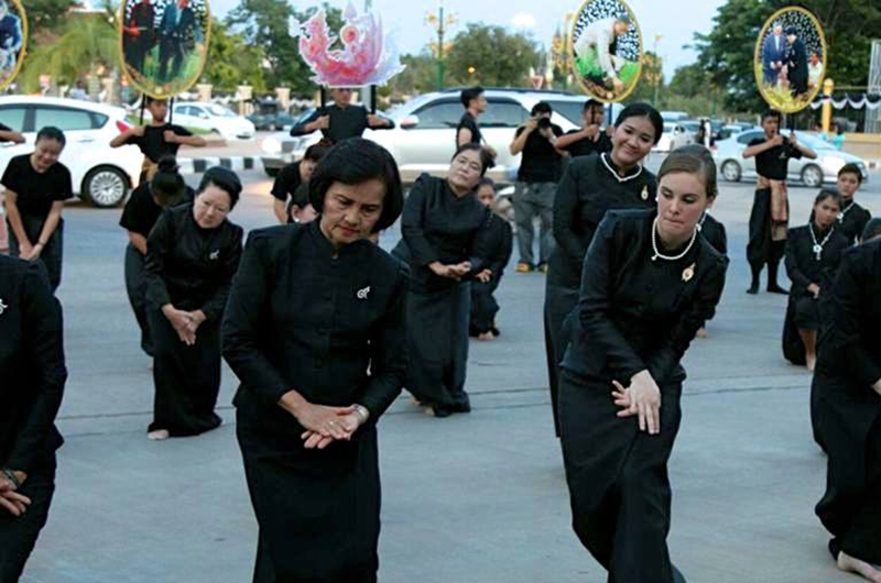 A Thai cultural dance.