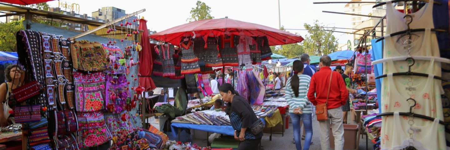 Sunday night market in Chiang Mai