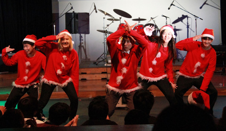 Christmas Party at my Japanese High School!