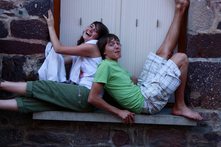 Two students in France