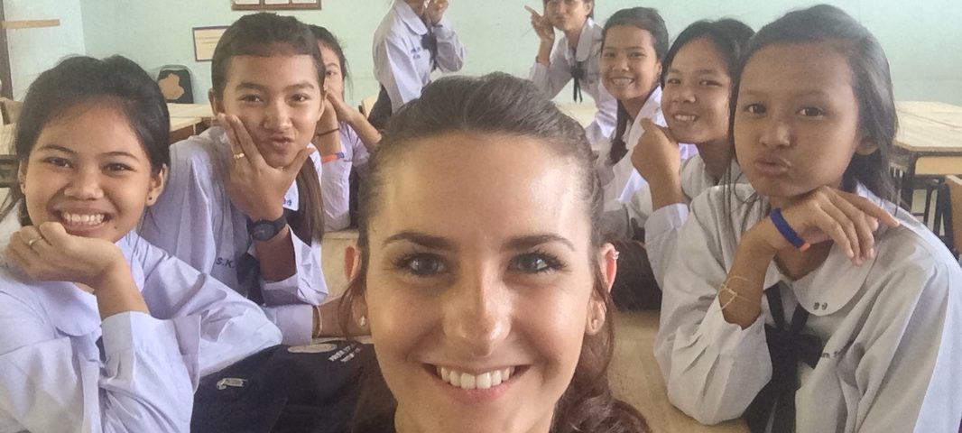 Miss Universe Goes to School