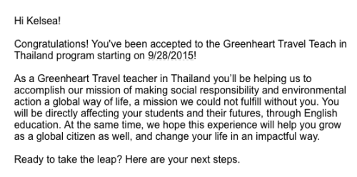 Next step: One way ticket to Thailand. 