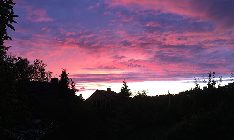 Picture Day and Sunsets in Sweden