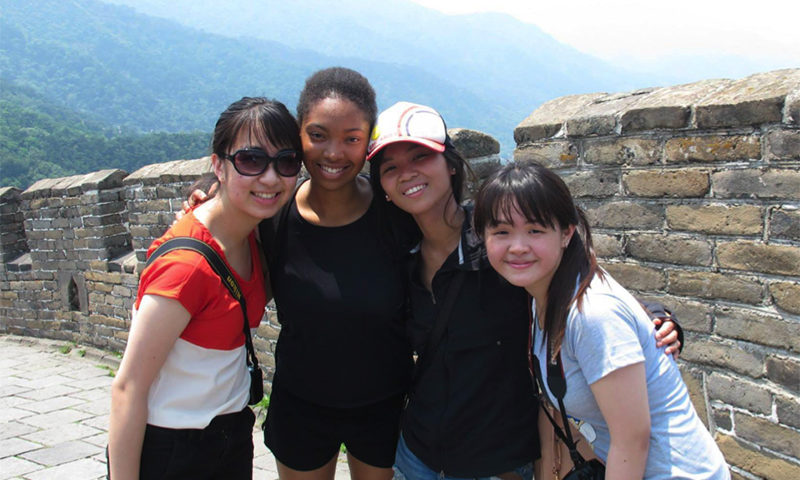 Shanelle at the Great Wall of China copy