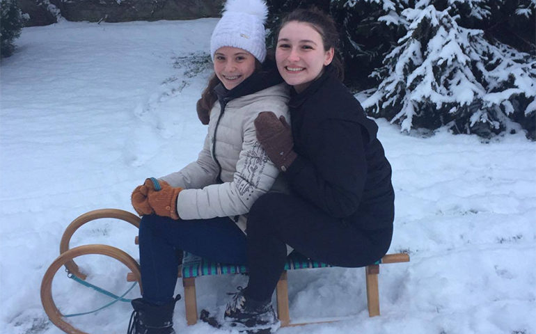 Sledding in Austria