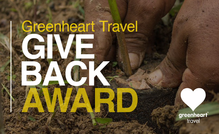 Announcing the WINNER of our 2017 Greenheart Travel Give Back Award